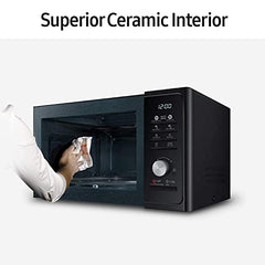 Samsung 28L Multi Spit, Convection Microwave Oven (MC28A6035QS/TL, Silver, Various Cooking Modes, Eco Mode, Hotblast, Crusty Plate, Wire Rack, Slim Fry, Ceramic Enamel Cavity with 10 year warranty)
