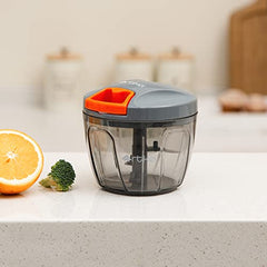 Artikel Manual Chopper & Blender with Storage Lid | Chops Vegetables, Nuts & Fruits | Blends Flour | Egg Beater | Meat Mincer | Large - 900 ml + Vegetable Peeler (Combo Pack)
