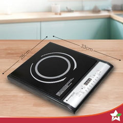 Wonderchef Easy Cook Infrared Cooktop | 2200 Watt Induction Cooktop | LED Digital Panel | Smart Touch Buttons | 2 Year Warranty