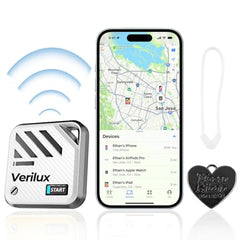 Verilux Air Item Finder Bluetooth Tracker Compatible with Find My, White