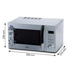 Haier 22L Convection Microwave Oven with KIDS Special Recipes (HIL2201CSSH,Silver)