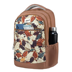 F Gear Arashi Mocha Mousse 35L School Backpack,Laptop Sleeve,4 Compartments