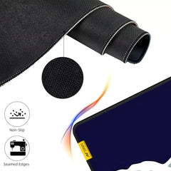 Ant Esports Snow Dragon Unique Mouse Pad Gaming Mouse Pad Extended Mouse Mat for Mouse Keyboard with Stitched Edges Waterproof Non-Slip Base Mousepads for Office Home Shop Gaming Extra Large_Blue