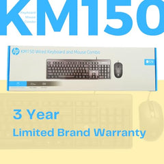 HP KM120 Wired Mouse and Keyboard Combo (AB3D0AA)