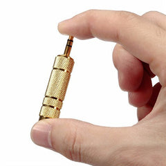 SeCro 3.5Mm Stereo Male To 6.3Mm Stereo Female Adapter Converter ((1 Pack) Silver), auxiliary