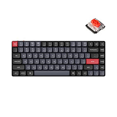Keychron K3 Pro Wireless Custom Mechanical Keyboard 75 Layout QMK VIA Programmable Bluetooth Wired RGB Ultra-Slim with Hot-swappable Gateron Low-Profile Red Compatible with Mac Windows Linux