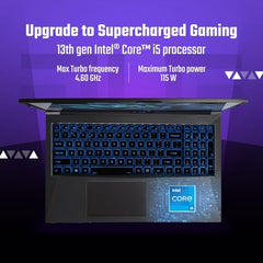 Acer ALG, 13th Gen Intel Core i5-13420H, NVIDIA GeForce RTX 3050-6GB DDR6, 16GB RAM, 512GB SSD, FHD 15.6"/39.62 cm, 144Hz, Windows 11 Home, Steel Gray, 1.99 KG, AL15G-53,Gaming Laptop