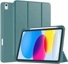 Robustrion Cover for iPad 11th Generation (A16) / 10th Gen Cover Case with [Right Side Pencil Holder] [Auto Sleep Wake] [Soft Back] (2022/2025), Case for iPad 11th 11"/ 10th 10.9" - Yellow