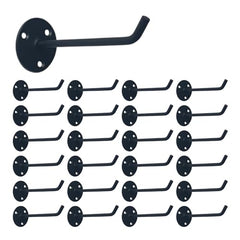 APUS 12" 25 Pcs Wall Mount Display Hooks of Stainless Steel | Pegboard Hook for Display and Hanging in Showrooms, General Stores, Garment Stores, Mobile Shops (Mirror Polish, 12 Inch)