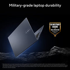 ASUS Vivobook 15,13th Gen,Intel Core i3-1315U (Intel UHD /16GB RAM/512GB SSD/FHD/15.6"/60Hz/Win 11/M365 Basic (1Year)*/Backlit Keyboard/Office Home 2024/Quiet Blue/1.70 kg) X1504VA-NJ2325WS