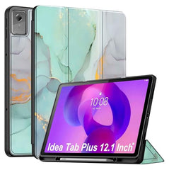 ProElite Cover for Lenovo Idea Tab Plus 12.1 inch 2025 case Cover, Soft Flexible Flip Case Cover for Lenovo Idea Tab Plus 12.1 inch 2025 [Recoil Series] - Black