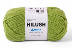HILUSH Hobby,Wool Yarn dk Acrylic Hand Knitting Yarn Ball (100g/1 Ball),Suitable for Craft amigurumi Shade 001 (Sky Blue)