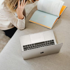 EooCoo Clear Case for Apple MacBook Air M1 13.3 inch Laptop Cover 2018-2021