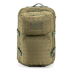 TRIPOLE Force Plus Tactical Army 50 Litre Bag & Backpack with Laser-cut MOLLE (50 Litres Black)