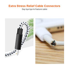 CableCreation Lightning to USB Data Sync Cable [MFi Certified] 0.5 FT