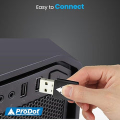 Prodot USB WiFi Adapter I 150 Mbps 2.4GHz I Nano Size WiFi Dongle I Driver Free Wireless Network Adapter for Desktop PC Laptop, Support Windows 11, 10, 8.1, 8, 7, XP, Pack of 02
