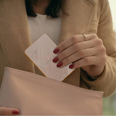 Satechi FindAll Wallet Card, Find My Compatible Tracker, Desert Rose