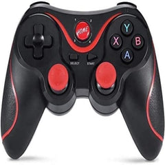 GAMENOPHOBIA X3 Bluetooth Wireless Gamepad Controller | Joystick for Android Smartphone, Smart TV, TV Box & Tablet | Ergonomic Dual Analog Handle with Mobile Stand | Wireless Gaming Controller (Black)