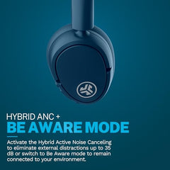 JLab JBuds LUX ANC Headphones - Over Ear Bluetooth, Graphite
