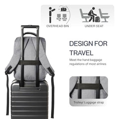 Impulse Empower Elite Laptop Backpack for Men & Women | 25L Polyester School & College Bag | USB Charging Port | Padded Laptop Sleeve | Multiple Pockets with Bottle Holder | Black