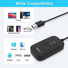 Cloudeck Mouse Jiggler Undetectable, USB Mover, Gaming Automatic Continuous Click Device, Plug & Play, Simulate Mouse Pointer Movement to Prevent PC Sleep