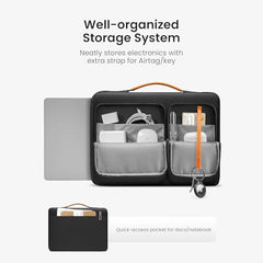 MOCA 360 Protective Laptop Sleeve 13.3 14 Inch for MacBook Pro 14 M1 Pro M1 Max 2021 A2442 Surface Laptop Studio Surface Book 3 2 ASUS VivoBook ZenBook Slim Case (13.3-14 Inch,Black)
