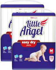 Little Angel Easy Dry Pull-Up Babies Diaper Pants With 12 Hrs Absorption Size, 84 Count, Above 15 Kgs - XXL (42 Count, Pack of 2)