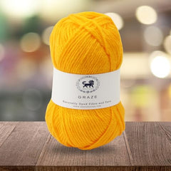 Nestnhaven Acrowools Graze Hand Knitting and Crochet Yarn. Pack of 1 Ball - 100gms. Shade no - NNHG001 (Berry Purple)