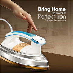 Cellecor CDIHW10-BK Glide 1000W Heating Power Heavy Electric Dry Iron (Black)