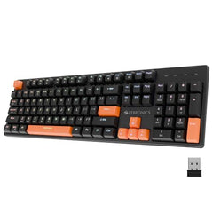 Zebronics Max Ninja 61W Mechanical Keyboard, 60% Compact Layout, Tri-Mode Rechargeable, N-Key Rollover, Linear Red Switches, 1000Hz Polling Rate, 61 Keys, Software Support, Win & Mac Support