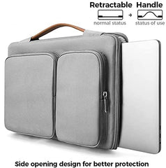 MOCA 360 Protective Laptop Sleeve 13.3 14 Inch for MacBook Pro 14 M1 Pro M1 Max 2021 A2442 Surface Laptop Studio Surface Book 3 2 ASUS VivoBook ZenBook Slim Case (13.3-14 Inch,Black)