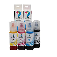 proffisy 001 003 Ink Refill dye Ink Bottle, 4 Colors, High Pages Yield