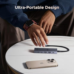 UGREEN USB C Hub with 4K@60Hz HDMI, 10Gbps Type A & C Data, 100W PD Ports | Aluminium Revodok Pro 6 in 1 Type C Adapter for PC Tablet Phone Compatible with MacBook Air, iPad, iPhone 18/17/16/15, etc
