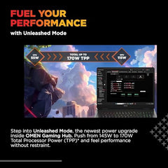 HP Omen Smartchoice, Intel Core Ultra 7 255H, 8GB RTX 5060, 24GB DDR5(Upgradeable) 1TB SSD, 2K, 165Hz, 3ms, IPS, 16''/40.6cm, Win11, M365*Office24, Shadow Black, 2.43kg, am0238tx, RGB Gaming Laptop