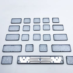 Bfenown Replacement US Keyboard keycap Keycaps Keys for MacBook Air M2 M3 M4 Retina 13'' A2681 A3113, MacBook Air 15'' M2 M3 M4 A2941 A3114 2022-2025 Year Midnight