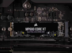 Corsair MP600 CORE 2TB M.2 NVMe PCIe x4 Gen4 SSD (Up to 4,950MB/sec Sequential Read & 3,700MB/sec Sequential Write Speeds, High-Speed Interface, 3D QLC NAND, Built-in Heatspreader) Aluminum