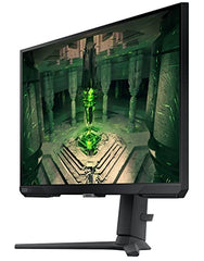 Samsung 27" (68.4cm) Odyssey G4 IPS Gaming Monitor|FHD 1920 x 1080|240Hz|1ms|400nits|SRGB 99%|Ports-HDMIx2,DP,Headphone|DP Cable|Height-Tilt-Pivot Adjustable Stand|Nvidia G-Sync|LS27BG400EWXXL|Black