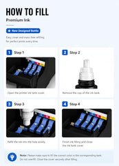 Trendvision GI-71 Combo Ink Bottle - Compatible with Canon PIXMA G1020, G2020, G2020 NV, G2021, G2060, G3020, G3020 NV, G3060 Printers