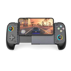 Mobile Gaming Controller for Iphone/Android with Case Support, Phone Game Controller Support Phone Case, RGB Light Hall Joystick, Turbo, Mobile Gaming Game-pad