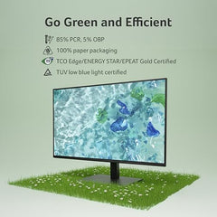 Acer B277U GB 27 inch WQHD (2560x1440) IPS Monitor | ErgoStand Tilt Swivel Pivot Height Adjust | 120Hz AdaptiveSync |TUV Low BlueLight | Strong Sturdy Design | HDMI DP Audio Out | Speakers I Black