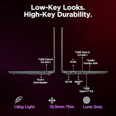 Lenovo LOQ Essential AMD Ryzen 5 7535HS | NVIDIA RTX 3050 6GB (16GB RAM/512GB SSD/144Hz Refresh Rate/15.6" (39.6cm)/Windows 11/Office Home 2024/3 Mon. Game Pass/Grey/1.8Kg), 83S000G8IN Gaming Laptop