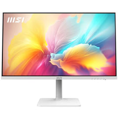 MSI Modern MD272QXPW 27 Inch 2K WQHD Office Monitor - 2560 x 1440 IPS Panel, 100 Hz, Eye-Friendly Screen, DisplayHDR 400, Speakers, 4-Way Adjustable Stand, KVM-DP 1.2a, HDMI 2.0b, USB Type-C, White