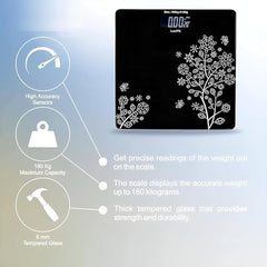 Electronic Digital Personal Bathroom Weight Machine for Body Weight upto 180 kg Weighing Scale