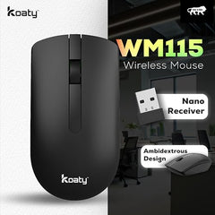 Koaty WM315 USB C Wireless Mouse for MacBook and Laptop, Silent Click