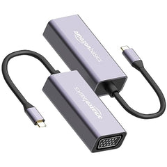 Amazon Basics 4-in-1 Hub Multiport Adapter, USB Hub with Aluminium Shell, 1 x USB 3.0 & 3 x USB 2.0 for PC, MacBook, Mac mini, iMac, Tablet, and Mobile Phones