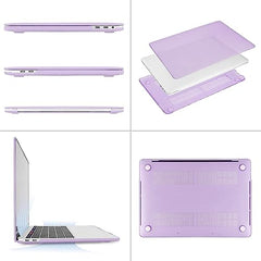 MOSISO Compatible with MacBook Pro 13 inch Case M2 2025, 2024, 2023, 2022-2016 A2338 M1 A2251 A2289 A2159 A1989 A1708 A1706, Plastic Hard Shell&Keyboard Cover&Screen Film&Storage Bag, Serenity Blue