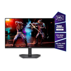 Dell SE2425HG 23.8" FHD IPS Gaming Monitor, 200Hz Refresh, 3side narrow bezels, 1ms GtG, AMD FreeSync Premium,HDR 10,300nits, 1000:1 Contrast, 99% Srgb, Tilt, 2*HDMI 2.1 TDMS(supports HDMI VRR),DP 1.4