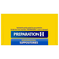Preparation H Pfizer Prep H Suppositories- 12 Count
