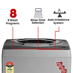 IFB 8 Kg 5 Star with Deep Clean® Technology, AI Powered, Fully Automatic Top Load Washing Machine (TL801MG1, ActivMix, Aqua Energie, Med Grey)
