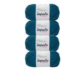WOAFASHIONS - World of Arts Impulse Hand Knitting & Crochet Yarn, Premium Acrylic, 4 : Medium (Anchor Grey) (100gms / 3.5oz / 200mtr / 218yds)